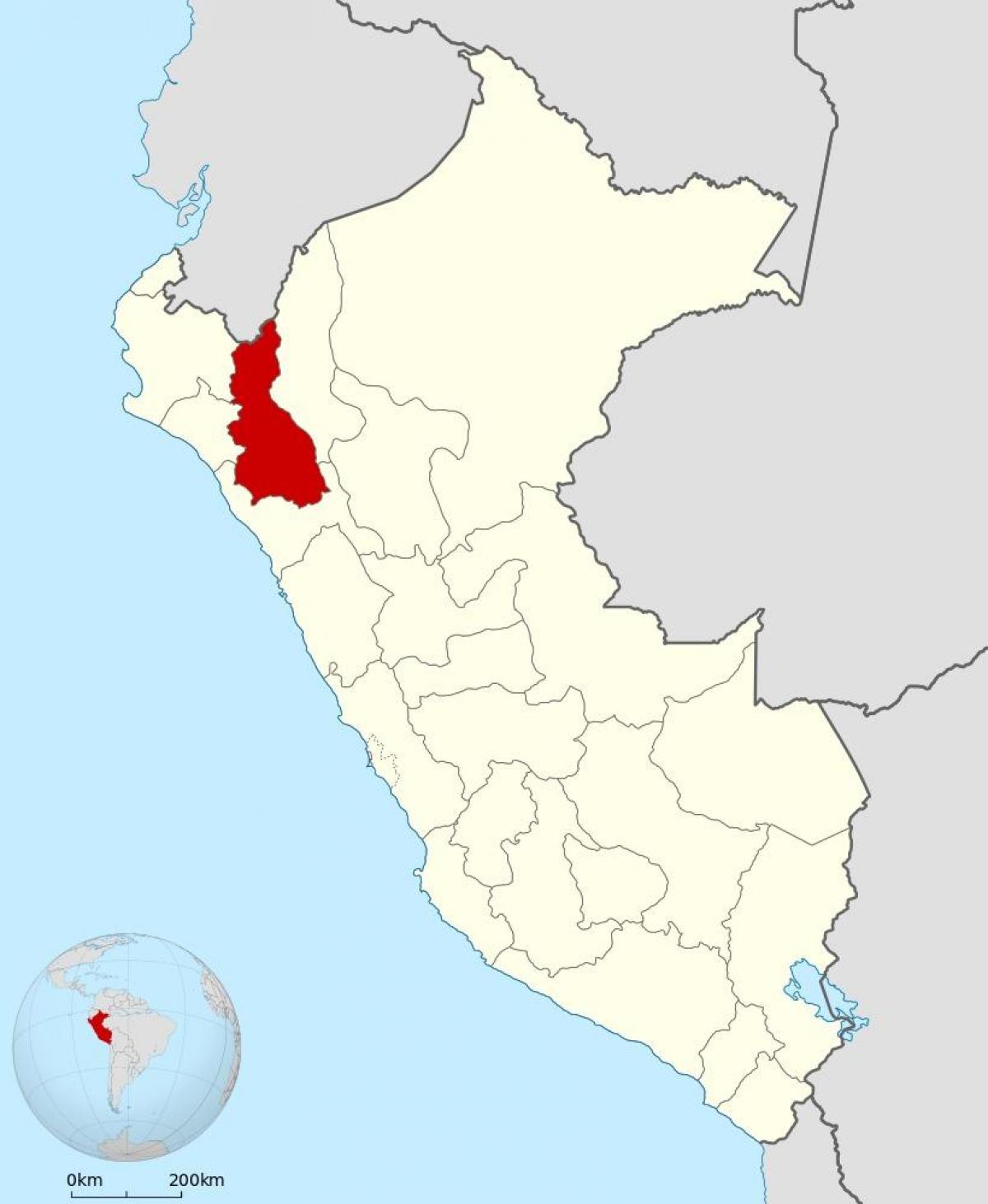 harta cajamarca, Peru