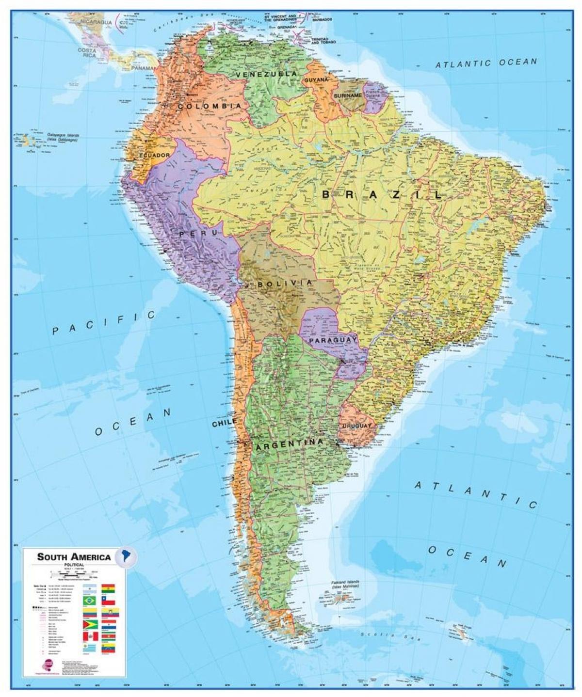 harta Peru, america de sud