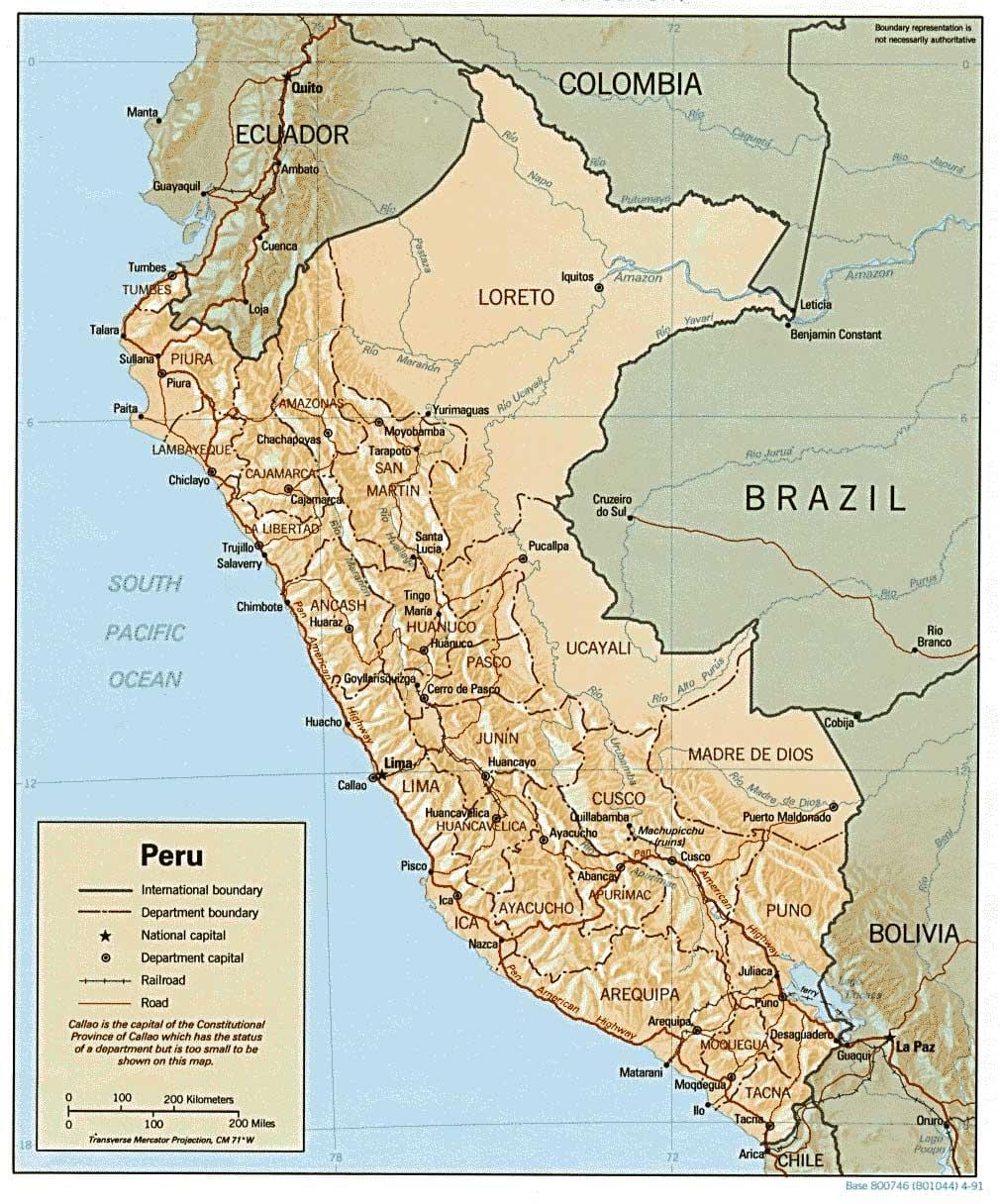 harta Peru surf