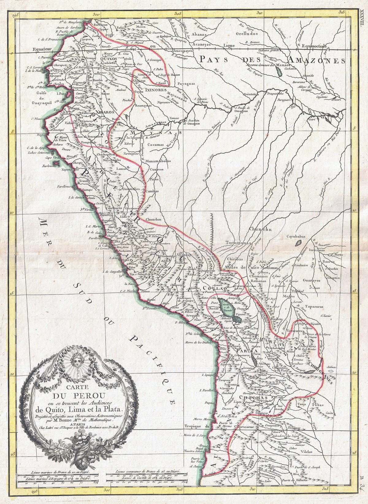 harta de harta veche din Peru