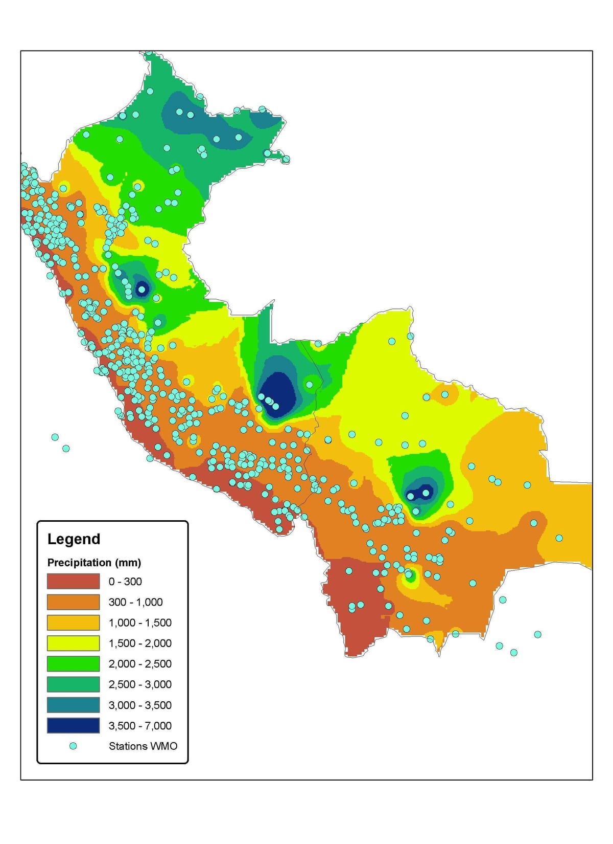 harta Peru climatice