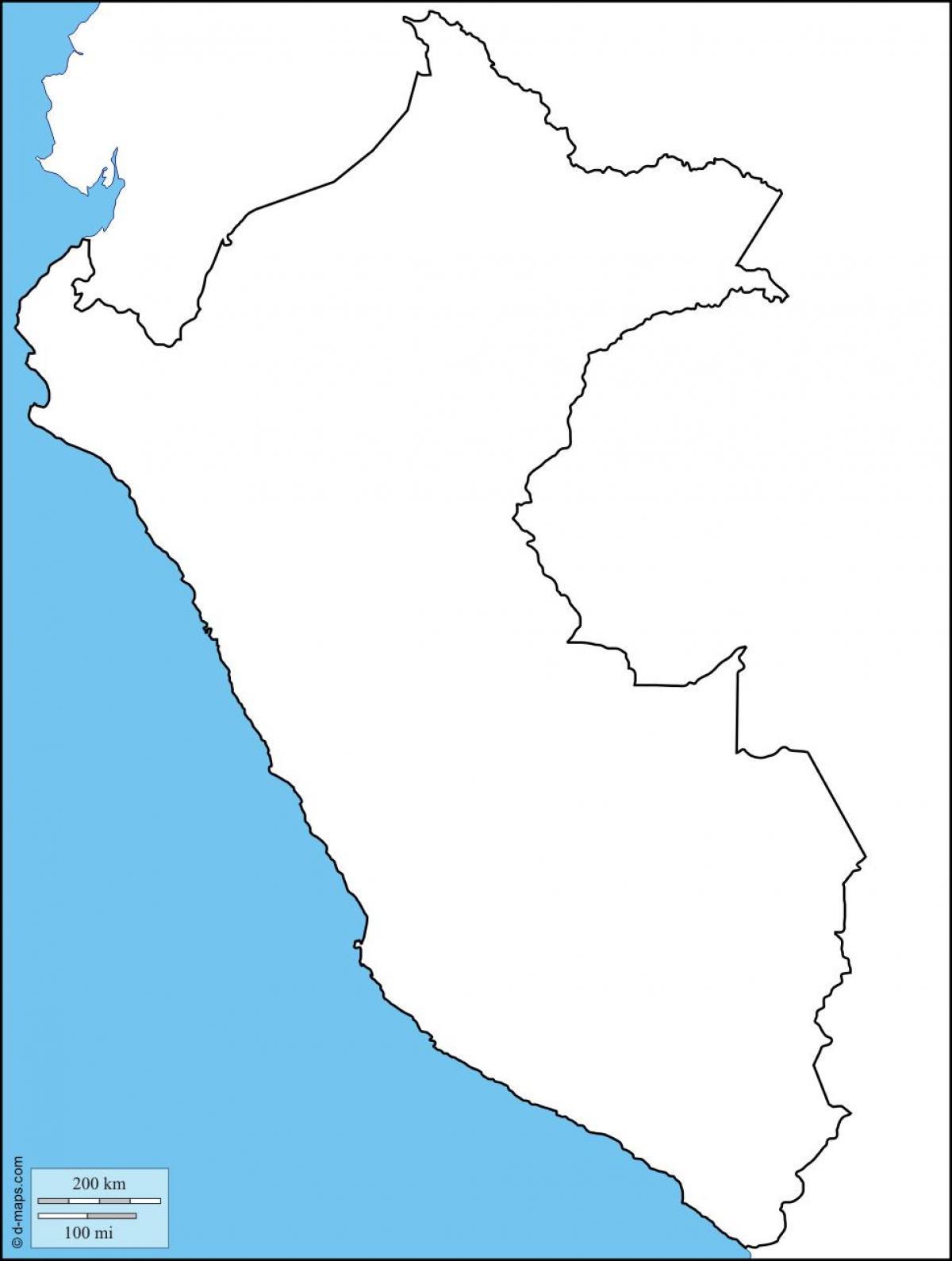 Peru gol hartă
