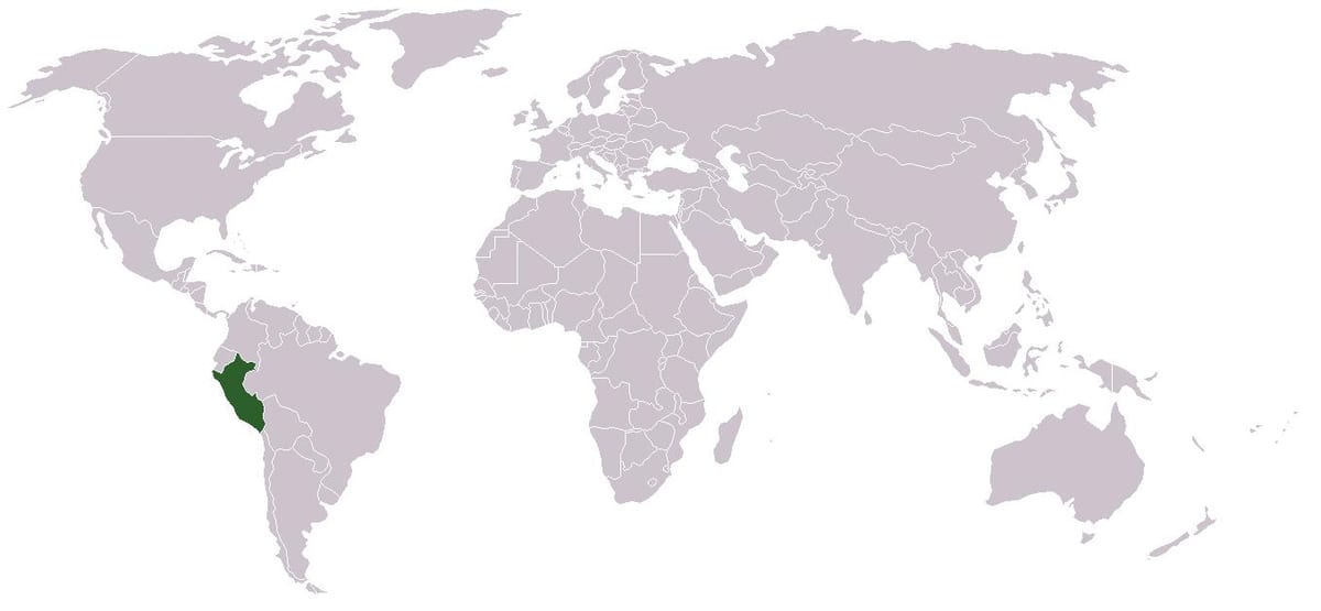 harta Peru global