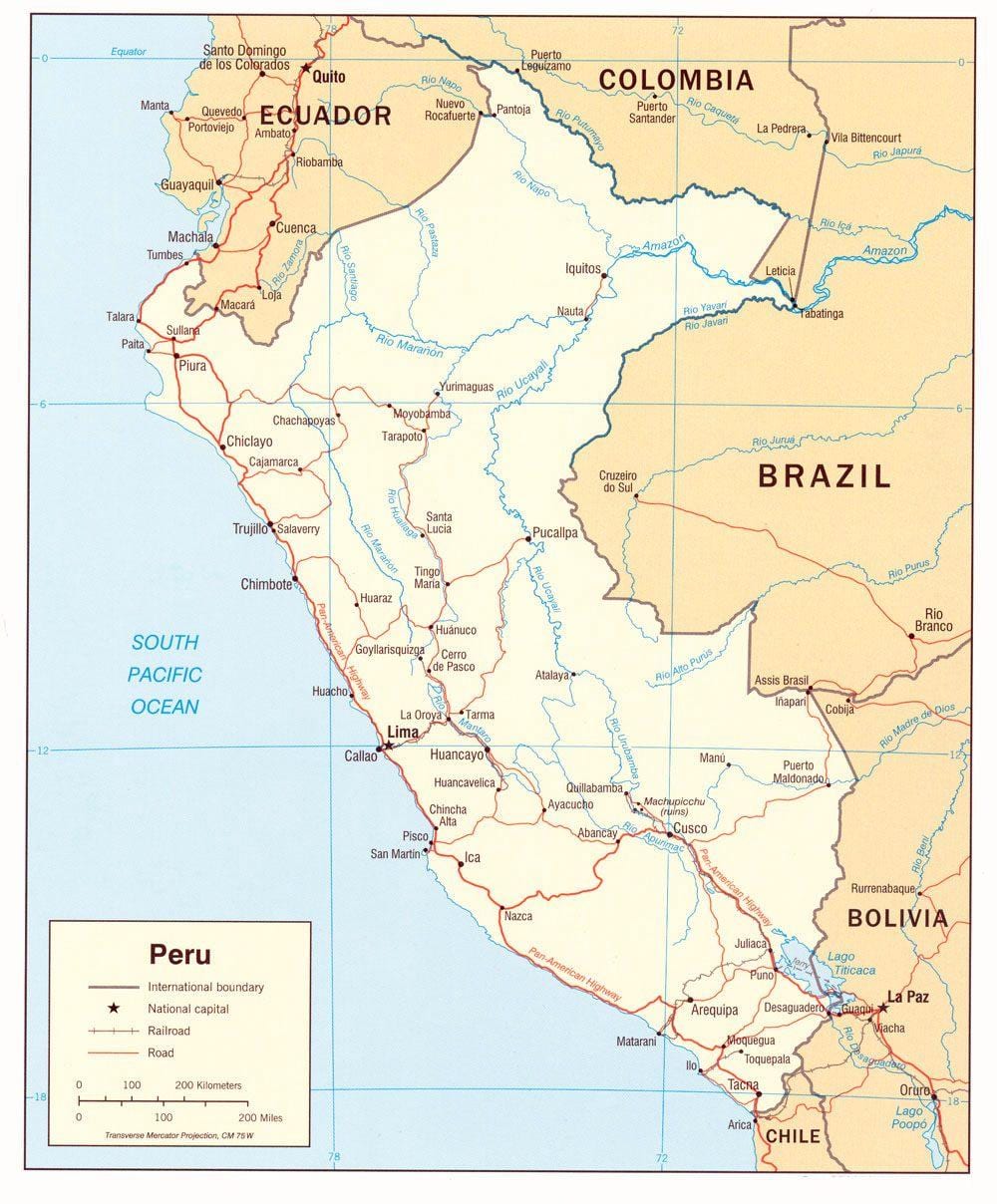 harta Peru membre