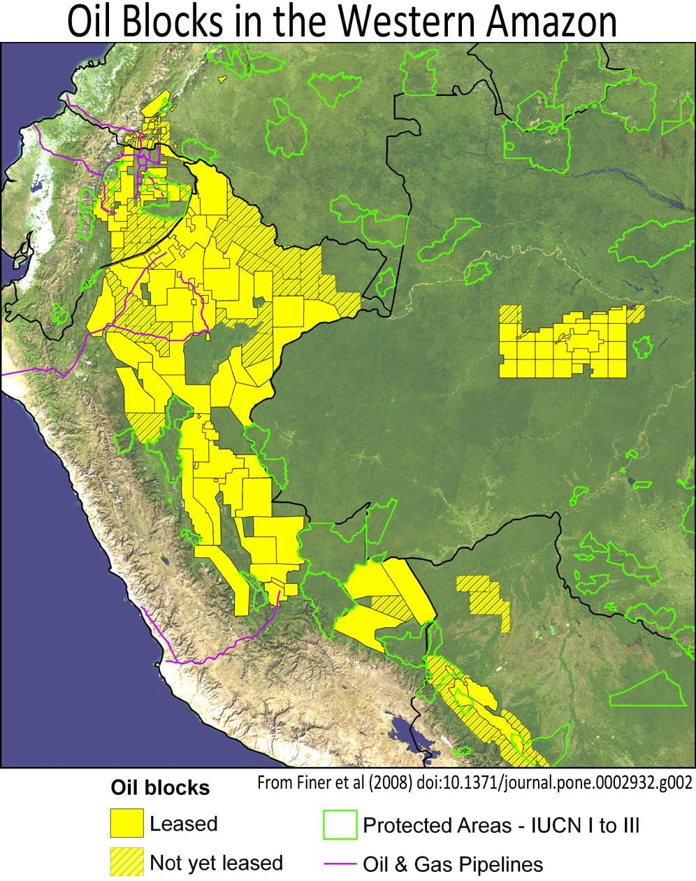Peru amazoniană hartă