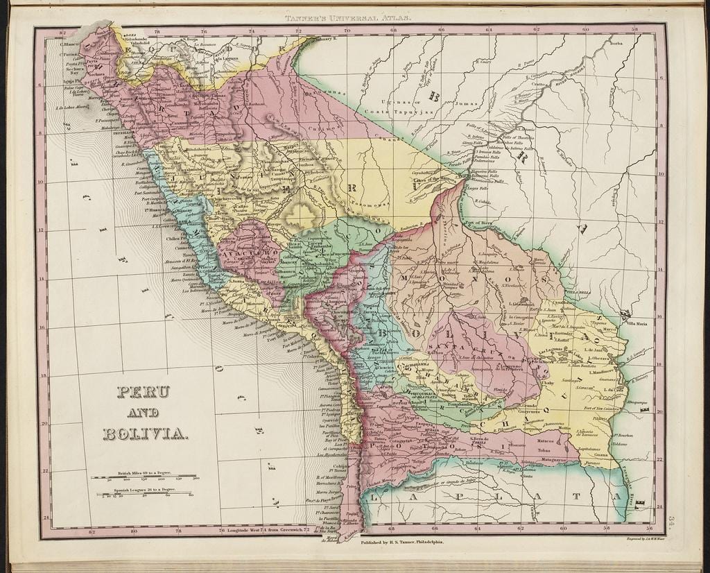 harta antice din Peru