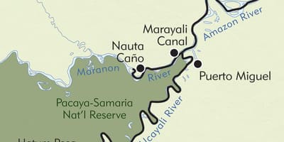 Amazon Peru hartă
