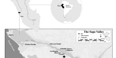 Harta caral Peru