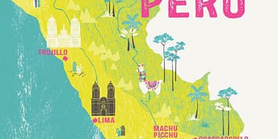 Harta Peru pentru copii