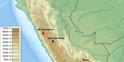 Altitudine harta Peru