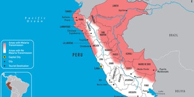 Harta Peru malarie